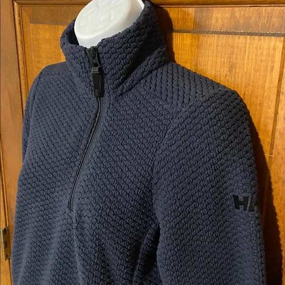 Helly Hansen Womens 1/4 Zip Pullover Fleece Heavyweight Pockets Outdoor Size XS - Picture 2 of 13